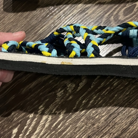 Womens Sandals Ladies Low Wedge Sandals Woven Rope Ladies Summer Sandals - Picture 5 of 5